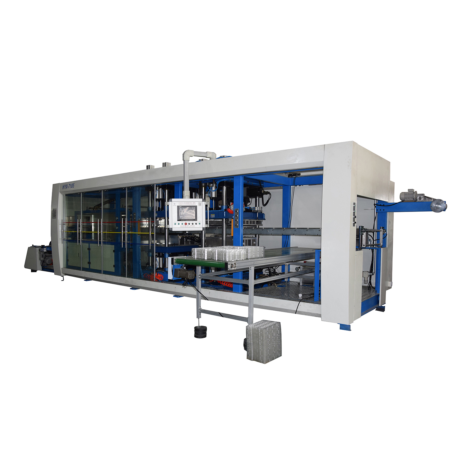 HYX-850全自動正負壓四工位一體吸塑機